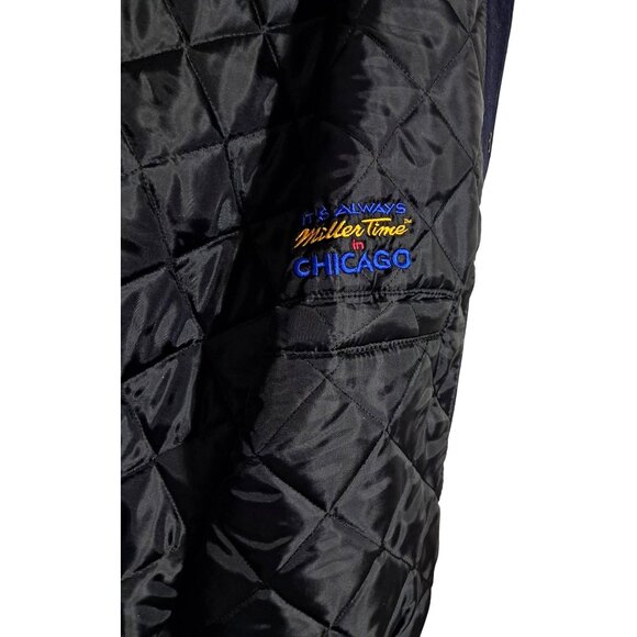 Rare 1999 Miller Lite Super Bowl XXXIII Varsity Jacket Chicago Exclusive Promo A - Picture 10 of 11